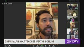 3News meteorologist Alan Holt teaches weather online