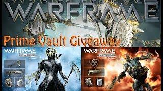 Warframe - Prime Vault Pack Giveaway (NOW ENDED!)