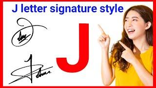 J letter signature style | J signature style | Signature style of my name J