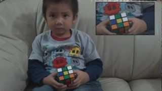 Chan Hong Lik de 4 anos resolver  cubo magico ( rubiks cube ) em 79 segundos