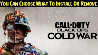 Call of Duty: Black Ops Cold War  Install & Uninstall The Content You Want