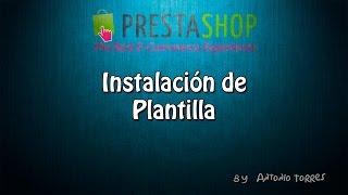 Curso Prestashop 1.6 #14 Instalación de plantilla