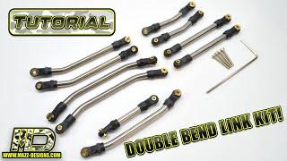 NEW MAZZ DESIGNS DOUBLE BEND LINK TUTORIAL AND OVERVIEW!