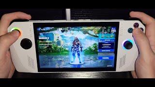 Asus ROG Ally Fortnite 120 fps !!