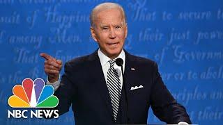 Will You Shut Up Man?': Biden Blasts Trump For Interrupting | NBC News