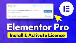 How to Install and Activate Elementor Pro Licence WordPress Plugin