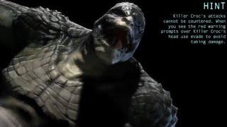 Killer Croc eats Batman