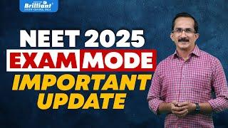 NEET 2025 New Update | Pen & Paper - Single Shift Finalized !! #brilliantpala #neet2025