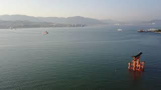 Itsukushima Floating Torii Gate in Japan