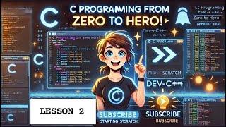 Variables, Operators,Control Structures & Functions|C Programming for Absolute Beginners (Lecture 2)