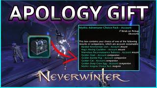 Golden Companions Choice Apology Gift / Mythic Mounts Insignia Choice Pack - Neverwinter Mod 26