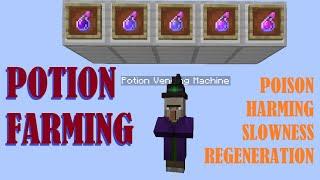 POTION Farm using Witches - Minecraft