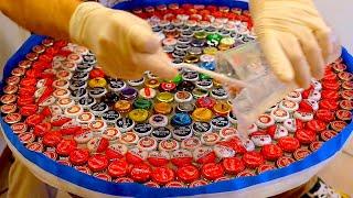 400 Beer Bottle Caps + 1 Resin Bottle = Table