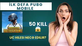 İLK DEFA PUBG MOBİLE OYNADIM | Pubg Mobile Uc Hilesi- PUBG MOBİLE