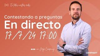  EN DIRECTO ¡Resuelve dudas laborales y de Seguridad Social con Jorge! 17/07/24 a las 17:00