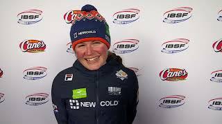 Kimberley Bos worldchampion skeleton