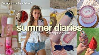 SUMMER VLOG  beach day, festivals, picnic, & celebrating 100k!