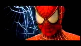 Spiderman 2002 teaser trailer (early, original version featuring Peter's mechanical webslingers)