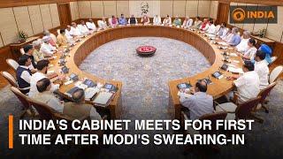 India's cabinet meets for first time after PM Modi's swearing-in & other updates | DD India Live