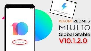 Xiaomi Redmi 5 - MIUI 10 (V10.1.2.0) [OFFICIAL GLOBAL STABLE UPDATE]