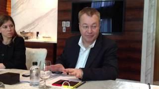 Nokia CEO, Stephen Elop in Bangkok with Thai press