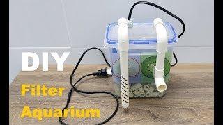 How to Make: DIY Aquarium Filter ( Hanging Filter )