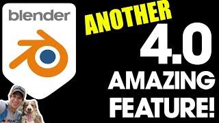 BEST RELEASE EVER? Another AMAZING Blender 4.0 Feature is Here!