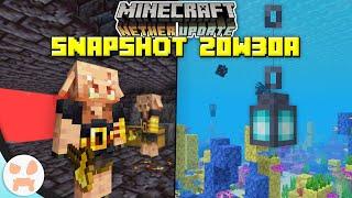 Underwater Lanterns, Harder Bastions, + more! | Minecraft 1.16 Nether Update Snapshot 20w30a