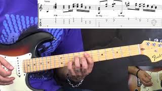Jimi Hendrix/John Mayer - Wait Until Tomorrow - Rock Guitar Lesson (w/Tabs)