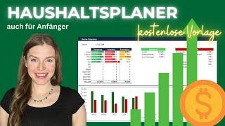 Finanz-Haushaltsplan in Excel für Anfänger: Einfach und Schnell! Kostenlose Download-Vorlage!