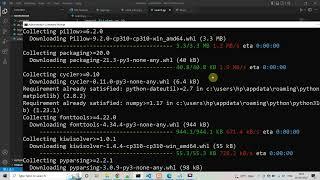 Pip install matplotlib | python | itechsoftwareacademy | Projects