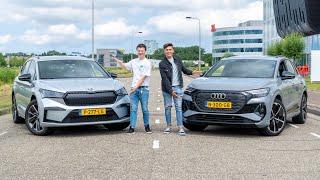 THE BEST Electric SUV in 2022?!  Audi Q4 E-Tron vs Skoda Enyaq iV (Review)