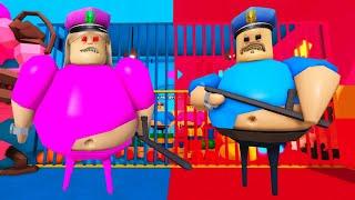 BOYS vs GIRLS PRISON RUN! Obby Walkthrough FULL GAME #roblox