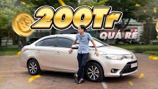 200 Triệu ! Quá Rẻ để sở hữu Toyota Vios 2015 Lành - Bền - Tiết Kiệm