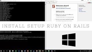 Install Ruby on Rails on Windows 10, 8, 7 Easily | In Under 5 Minutes | Best Way