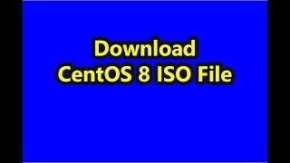 Download CentOS 8 ISO File