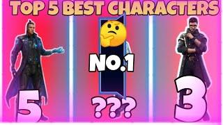 Top-5 Best Characters In Garena Free Fire | After OB31 Update | Series#1 |