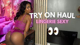 TRY ON HAUL - LINGERIE ROSE SEXY ​