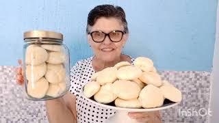 Bolacha de polvilho doce com leite condensado