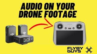 Record Audio On Your Drone Footage. DJI Mic, DJI RC & DJI Mini 3 Pro