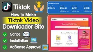 How to Make Tiktok Video Downloader Website || Tiktok Video Downloader Script
