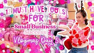 12 Must Have Tools for Small Business Success!  Sharing all My Favorites With You! 🩷 VLOGMAS DAY 5