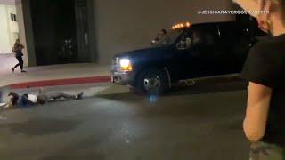 Truck slams into protester during Breonna Taylor demonstration in Hollywood | ABC7