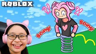 Roblox | Easy Spring Obby - My LEGS are SPRINGS?!!