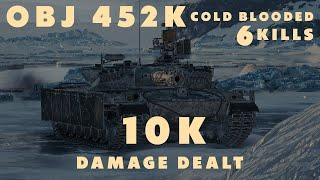 Obj. 452K - Cold Blooded - World of Tanks (Full Battle)