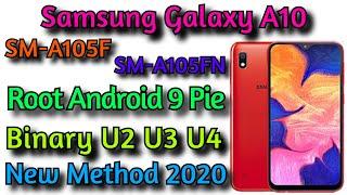 SM-A105F Root 9.0 | Samsung A10 SM-A105F Android 9 Pie Binary U2 Root Just One Click | 100% Woriking