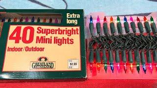 Greatland Christmas 40 Multi Colored Light Set