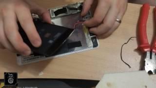 Замена аккумулятора/replace battery in CUBE U55GT Talk79