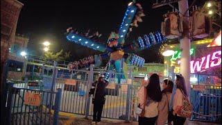 【4K】Korea Night Walk&Activity - Everland Theme Park (Apr.2021) (EP.122)