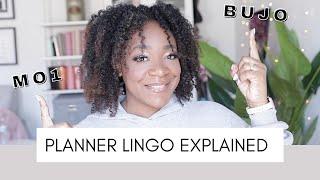 PLANNER LINGO What Does It All Mean? | At Home With Quita